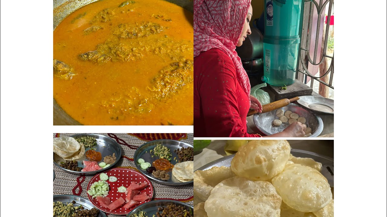 Aji Iftaarit luchi bonalo aru seherit pabda maas bonalo