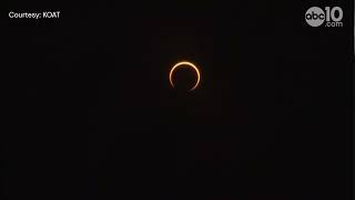 Timelapse: Ring Of Fire Solar Eclipse October 14 2023