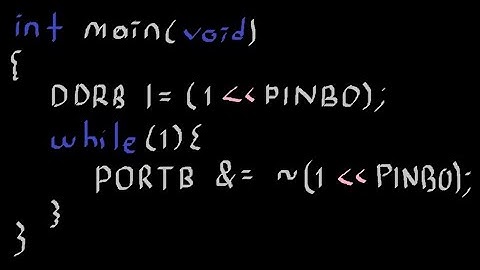 Atmel Atmega Dersleri - 8 : Bitwise işlemlerin uygulanması