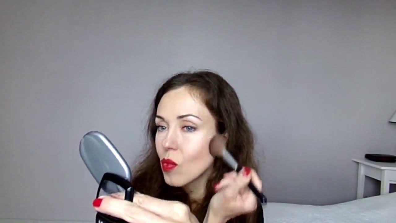 Daytime Makeup With Red Lipstick Youtube