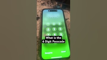What is the 6 Digit Passcode