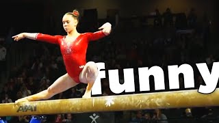 The Funniest Gymnastics Moments & Fails Compilation