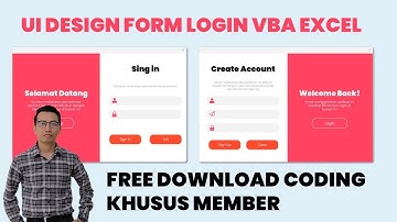 UI DESIGN FORM LOGIN | DESAIN SLIDER FORM LOGIN | VBA EXCEL