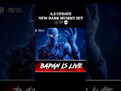 New Dark Mummy Suit | #darkmummysuit #mummysuit #bgmi #bapanislive #pubgmobile