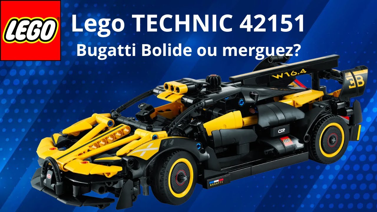 LEGO TECHNIC 42151 BUGATTI BOLIDE, Vrai bonne surprise ou jolie