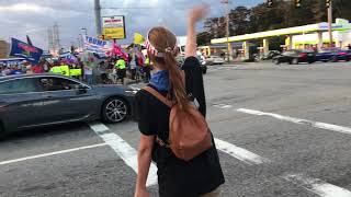 Trump Supporters Vs. Black Lives Matter Protesters - Somerset MA - 9/6/2020
