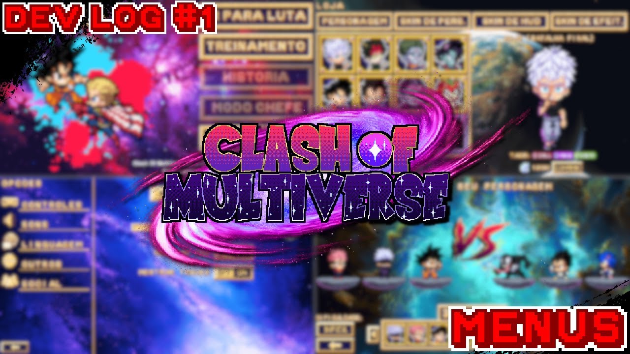 🔥(DEVLOG #1) CLASH OF MULTIVERSE - All Menus and Hud Progress! - YouTube