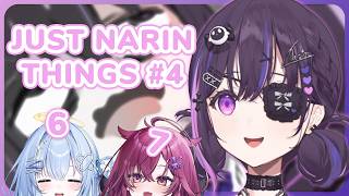 Narin learns that Eris and Juno are EN member's ⁶  and ₇【 Narin Mikure| VSPO! EN】