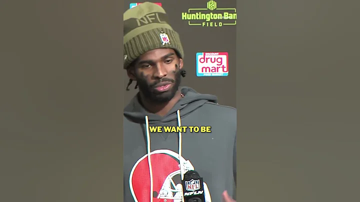 Shedeur Sanders is holding the Browns reporters accountable #nfl #browns #shedeursanders #shorts