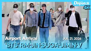 BTS, Incheon International Airport ARRIVAL