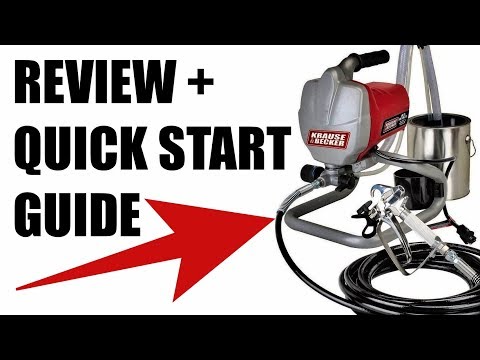 Krause & Becker Airless Sprayer Review/Quick Start Guide