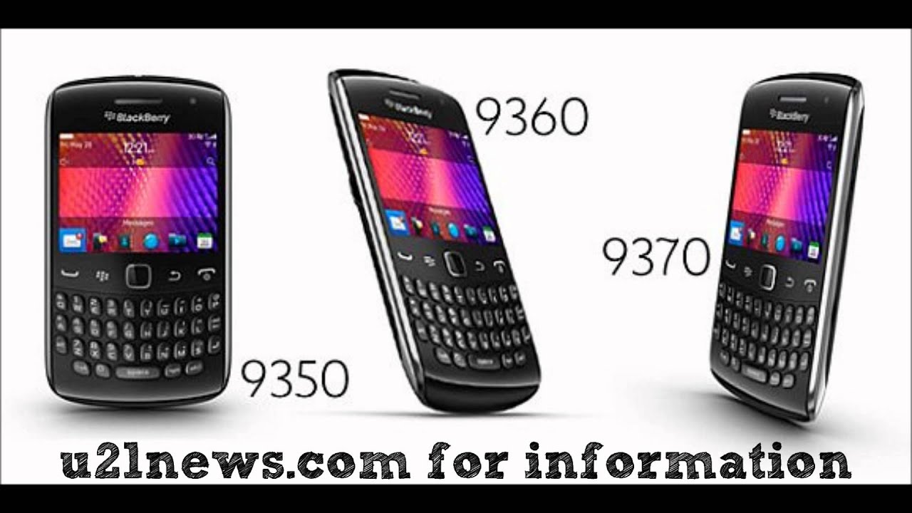 RIM announces BlackBerry Curve 9350, 9360 and 9370