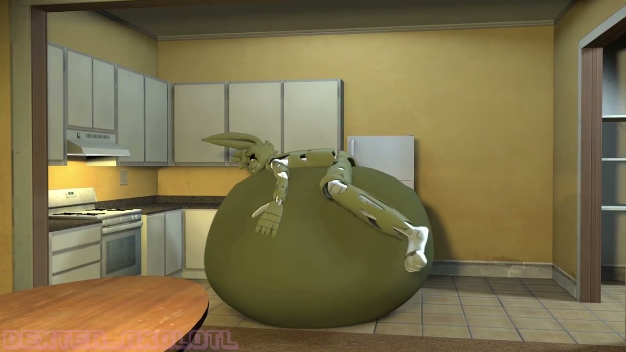 Springtrap Inflation FNaFBellyAnimations | PreserveTube