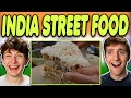 Americans React to Indian Street Food $100 Challenege! (Best Ever Food Review Show)