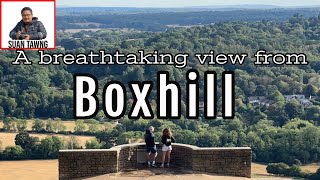 A breathtaking view of Surrey Hills from Boxhill