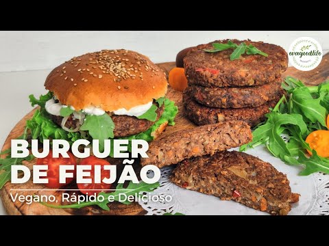 BURGERS DE FEIJÃO PRETO | fáceis e deliciosos | evagoodlife