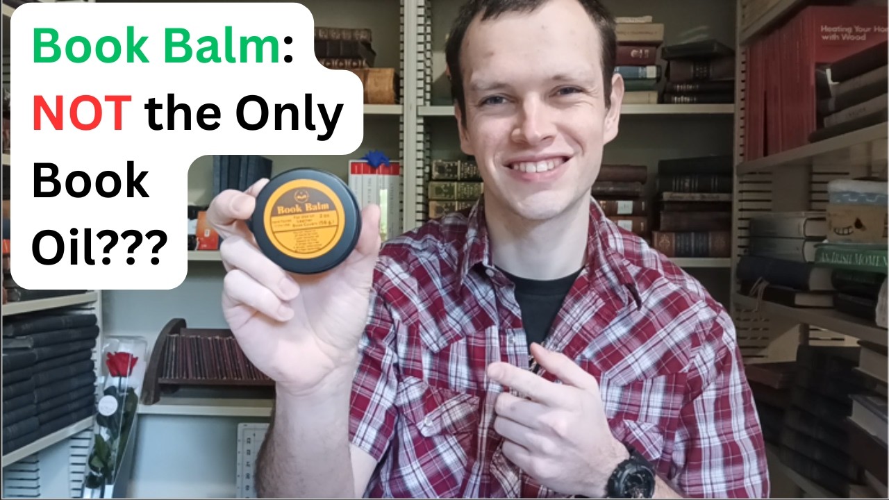 How to Polish Leather Book Covers and Antique Leather Books! -- Book Polishing Wax Made to Last
