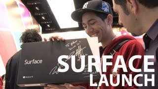 Microsoft Surface Launched in Times Square