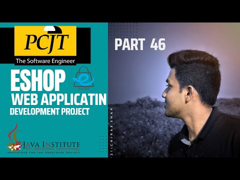 eShop Web Application | JAVA institute | PCJT video 46