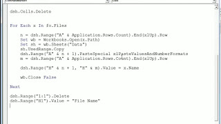 How to Create a data compiler in VBA