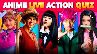 Guess The Anime By Its Live Action Adaptation Anime Quiz