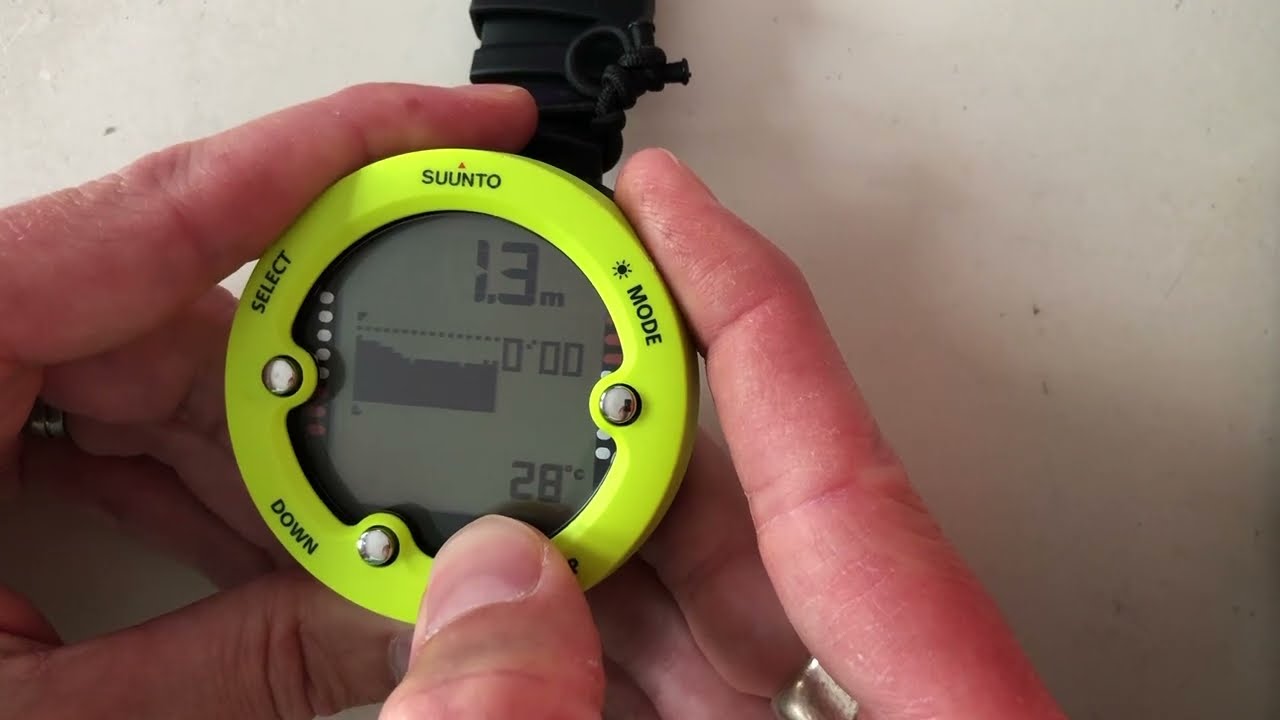 5/9 - Access the dive log history