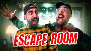 IK DEED EEN HORROR ESCAPE ROOM MET MORROG..😲 screenshot 1