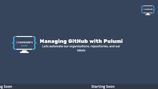 Managing GitHub with Pulumi | Rawkode Live