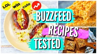 In today's video we are going to be doing another buzzfeed food
recipes tested. all of these perfect healthy snacks that you could
bring schoo...