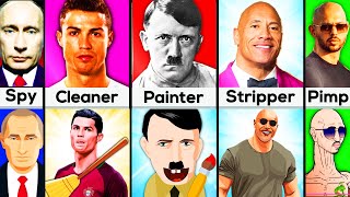 Comparison: Famous People First Jobs