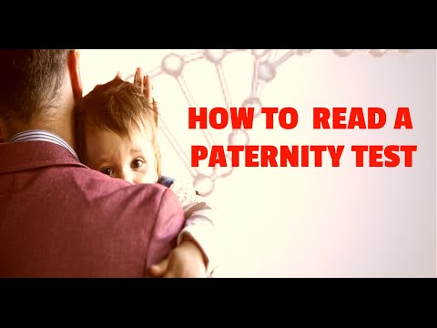 DNA Test Results, How To Read One (Paternity Test Result 