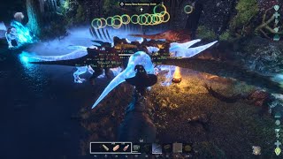 ARK Survival Ascended Valguero gamma boss fight using rexs