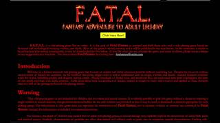 FATAL: The Worst Role Playing Game
