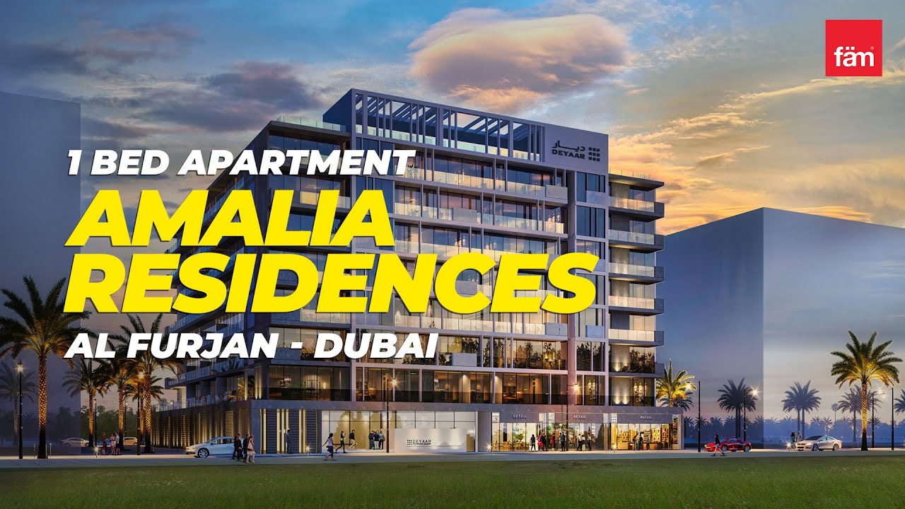 Spacious 1 Bed Apartment in Amalia Residence, Al Furjan - Dubai