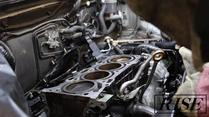 Toyota head bolt thread repair, using HUHNSOLUTIONS NS300L.