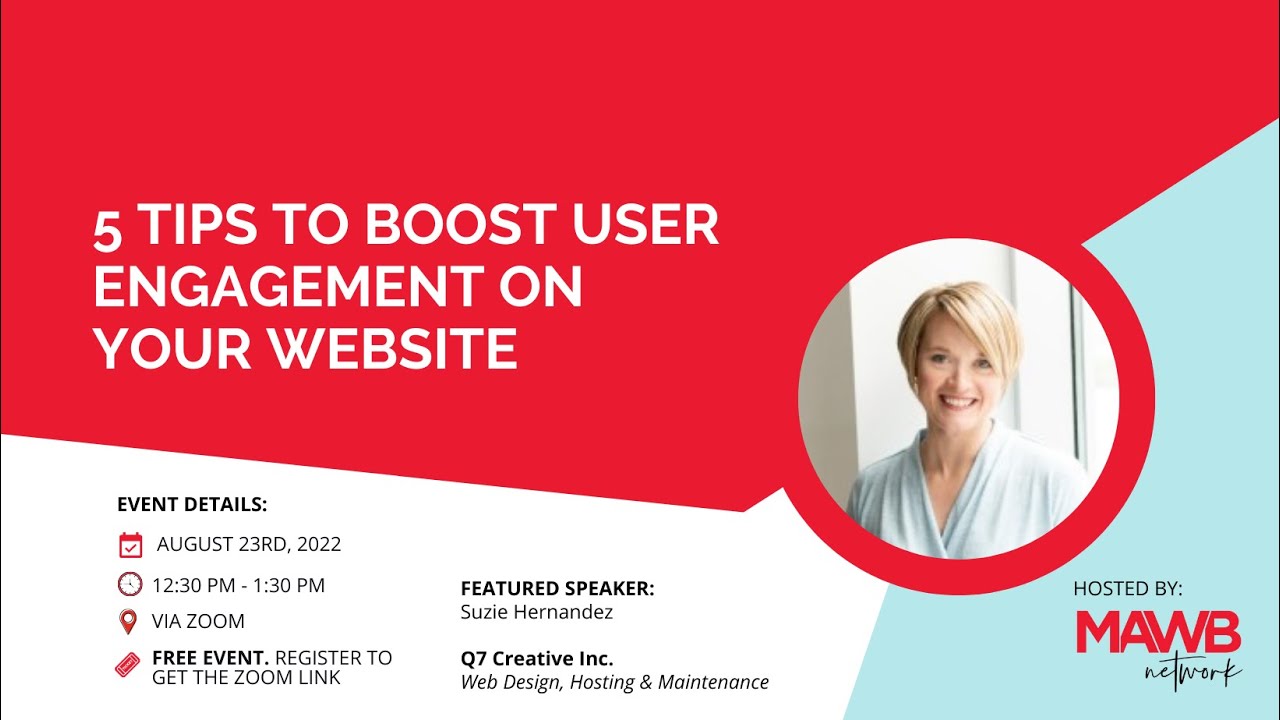 RECORDING: 5 Tips to Boost User Engagement on Your Website