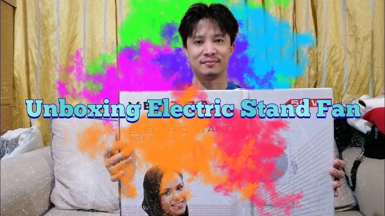 Unboxing ELECTRIC STAND BOX FAN - YouTube