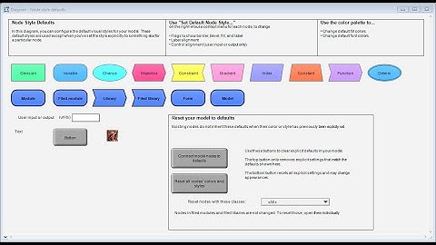 How to change the default node styles or colors of nodes