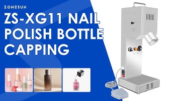 ZONESUN ZS-XG11 Compact Nail Polish Bottle Capping Machine for Cosmetic Bottle Capper