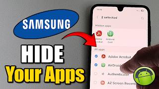 How to Hide Apps on Samsung Phone - Quick Settings -