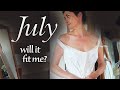 Peacock Dress: July 2021 Video Diary || Mockup fitting tutorial