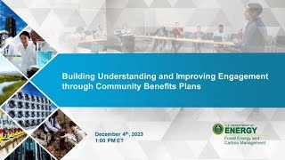 Details Building Understanding and Improving Engagement through Community Benefits Plans News