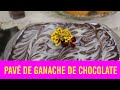 Pav de ganache de chocolate isabel de carvalho