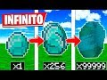 MINECRAFT pero LOS OBJETOS SE MULTIPLICAN 😂😱 MINECRAFT es ALEATORIO