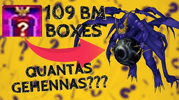 Scanning 109 BM boxes com HG_Goku - Digimon Masters Online