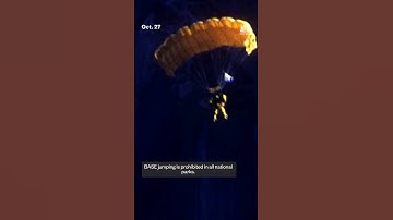 BASE jumping is on the rise at Yosemite due to a lack of park rangers during government shutdown