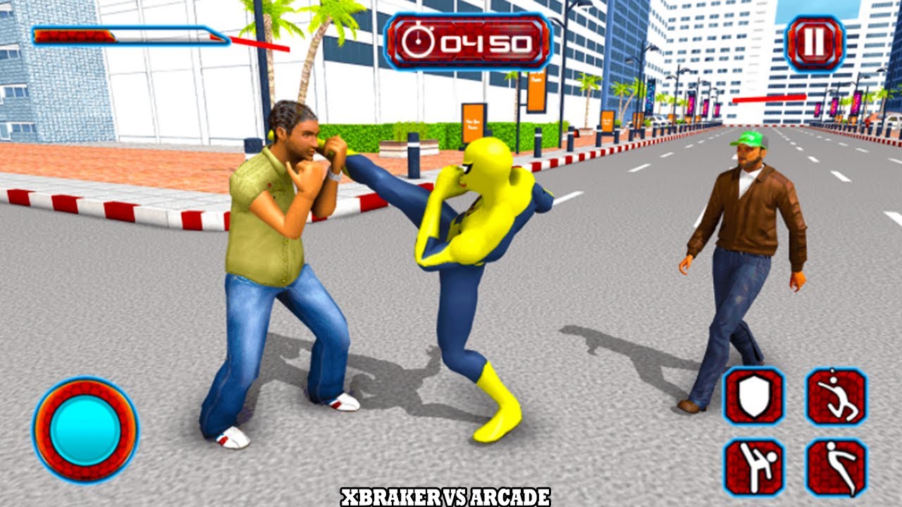 Flying Spider Hero Game 2017: City Battle Android Gameplay