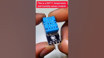 DHT11 Temperature and Humidity Sensor Module 😲 Electronics Project 🔥🔥 #shorts #electroeshu #diy