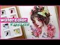 Learn watercolors with me + GIVEAWAY! 🎨 Studio Sessions Ep. 37