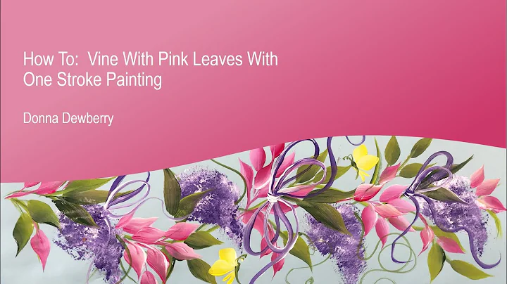 FolkArt One Stroke: Relax and Paint With Donna - V...